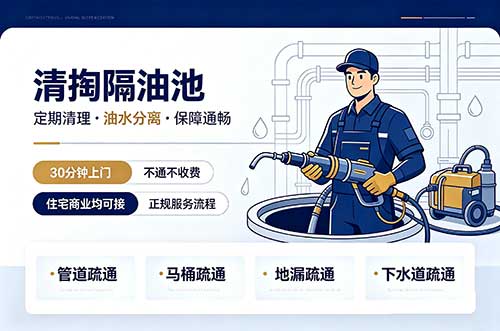 桐城清掏隔油池